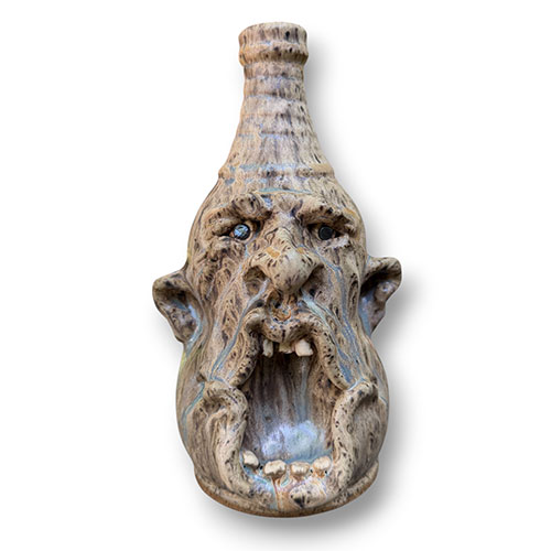 Tim Whitten 8.5" Open Mouth and Bewildered Face Jug DP6145